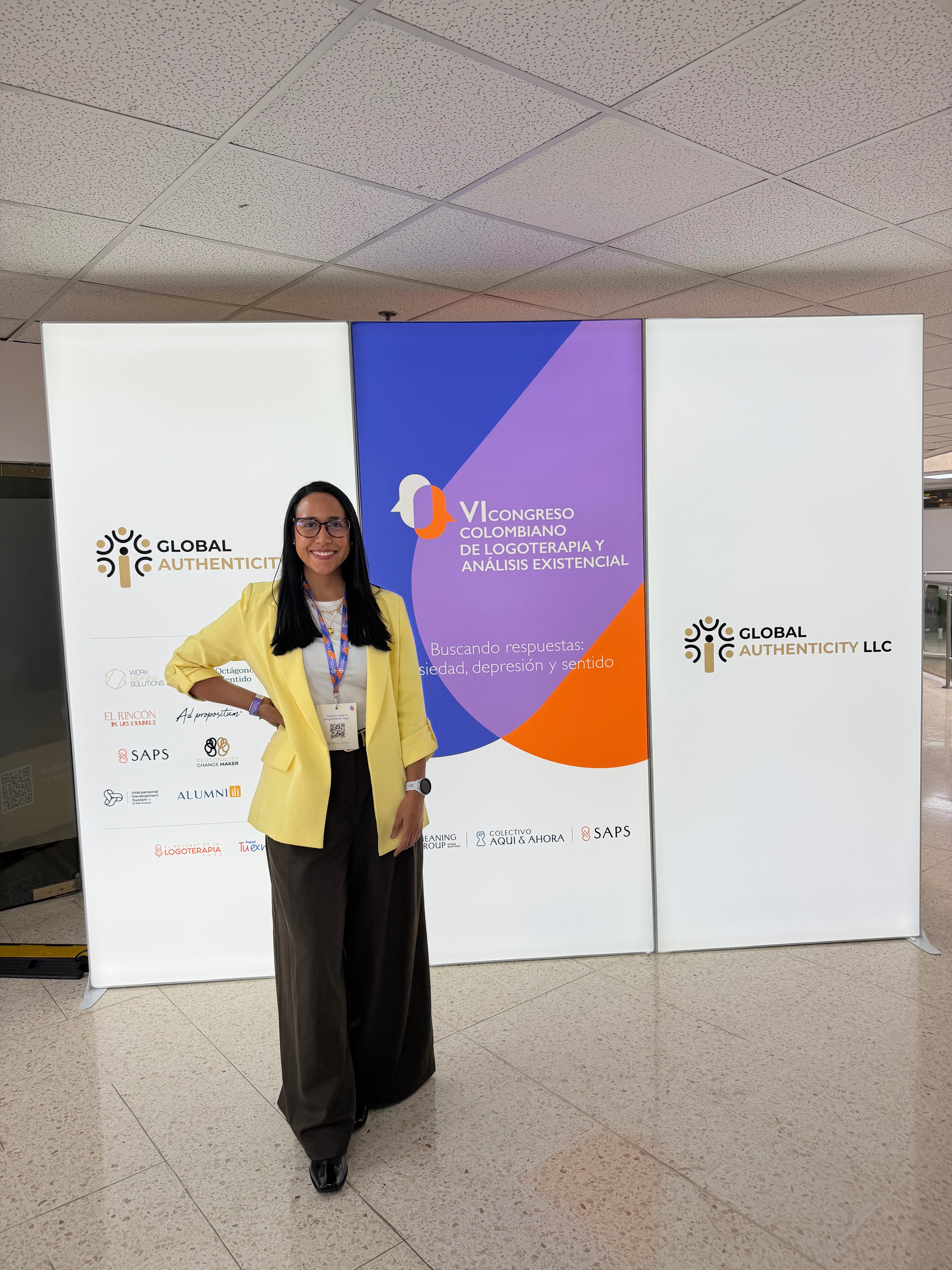 Lina Lasso en el VI Congreso Colombiano de Logoterapia y Análisis Existencial